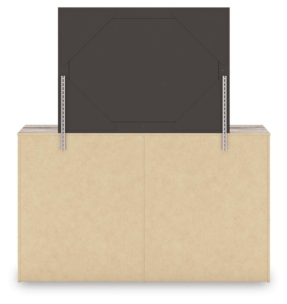 Elbrim Dresser and Mirror - Dark Brown (5)
