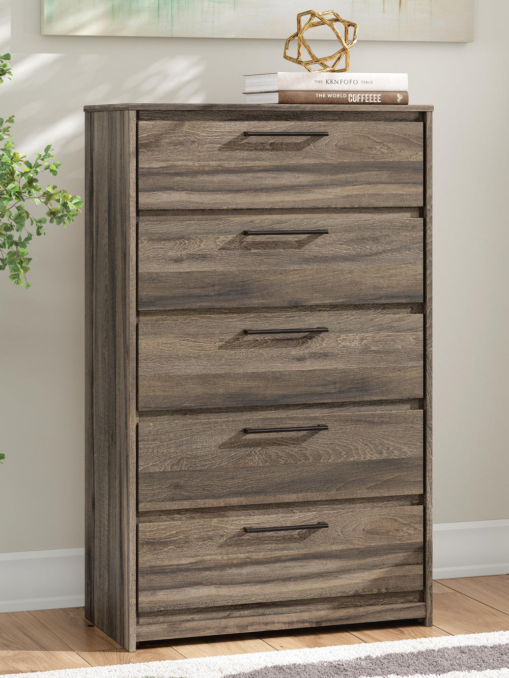 Elbrim Chest of Drawers - Dark Brown (2)