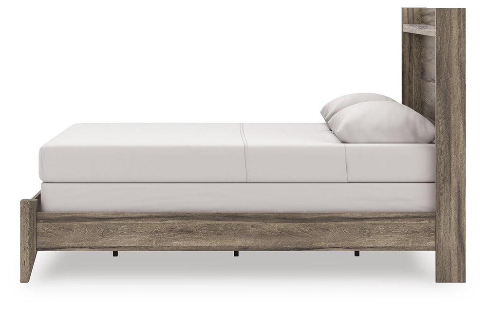 Elbrim Queen Panel Bed - Dark Brown (7)