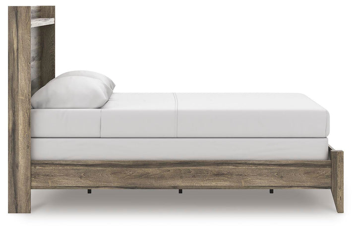 Elbrim Queen Panel Bed - Dark Brown (8)