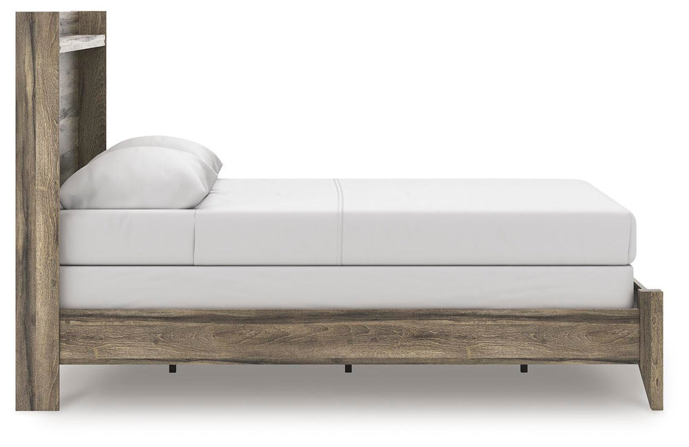 Elbrim Queen Panel Bed - Dark Brown (8)