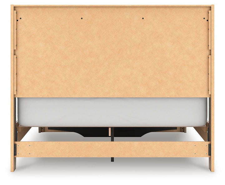 Elbrim Queen Panel Storage Bed, Dresser, Mirror and Nightstand - Brown (14)