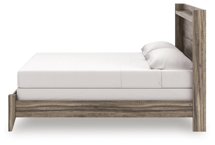 Elbrim King Panel Bed - Dark Brown (7)