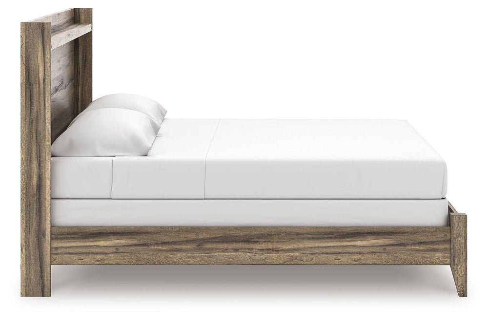 Elbrim King Panel Bed - Dark Brown (8)