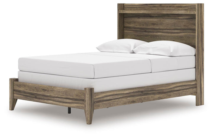 Elbrim Full Panel Bed - Dark Brown (4)