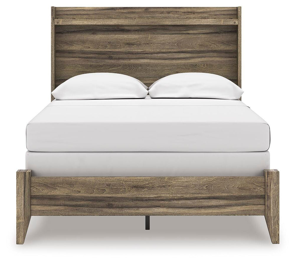 Elbrim Full Panel Bed - Dark Brown (5)