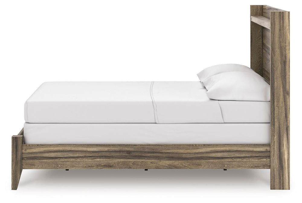 Elbrim Full Panel Bed - Dark Brown (7)