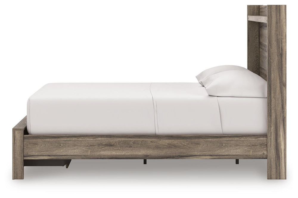 Elbrim Full Panel Storage Bed - Brown (8)