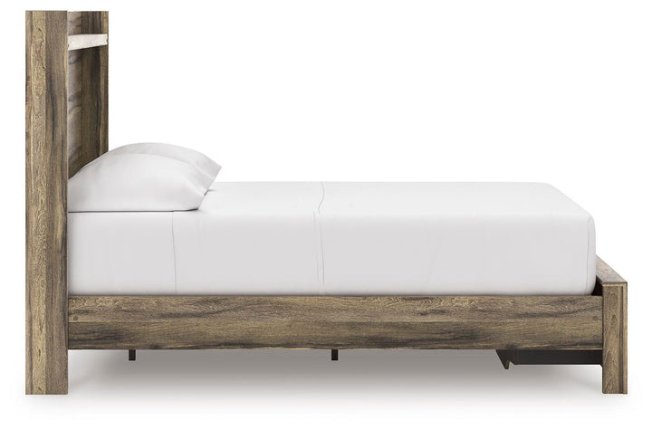 Elbrim Full Panel Storage Bed - Brown (9)