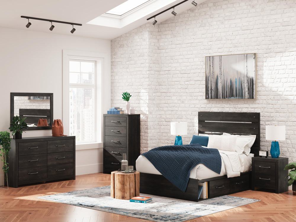 Hollivern Nightstand - Dark Gray (11)