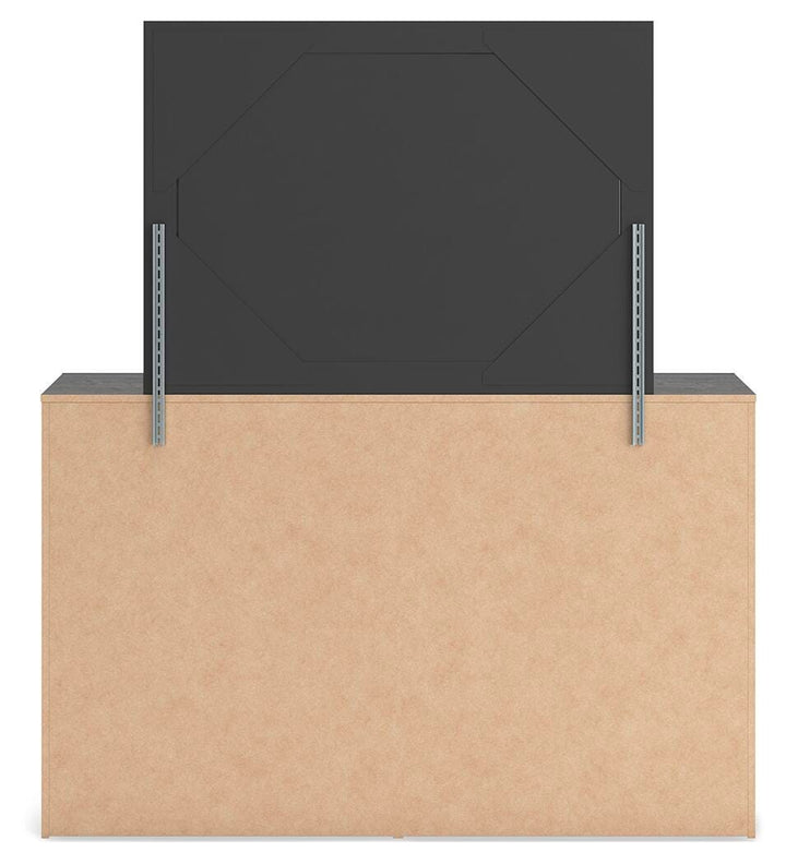 Hollivern Dresser and Mirror - Dark Gray (6)