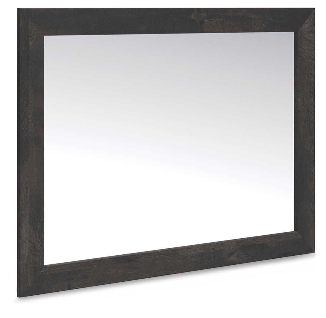 Hollivern Bedroom Mirror - Dark Gray (1)