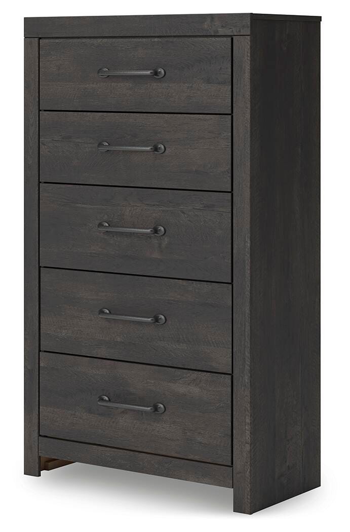 Hollivern Chest of Drawers - Dark Gray (3)