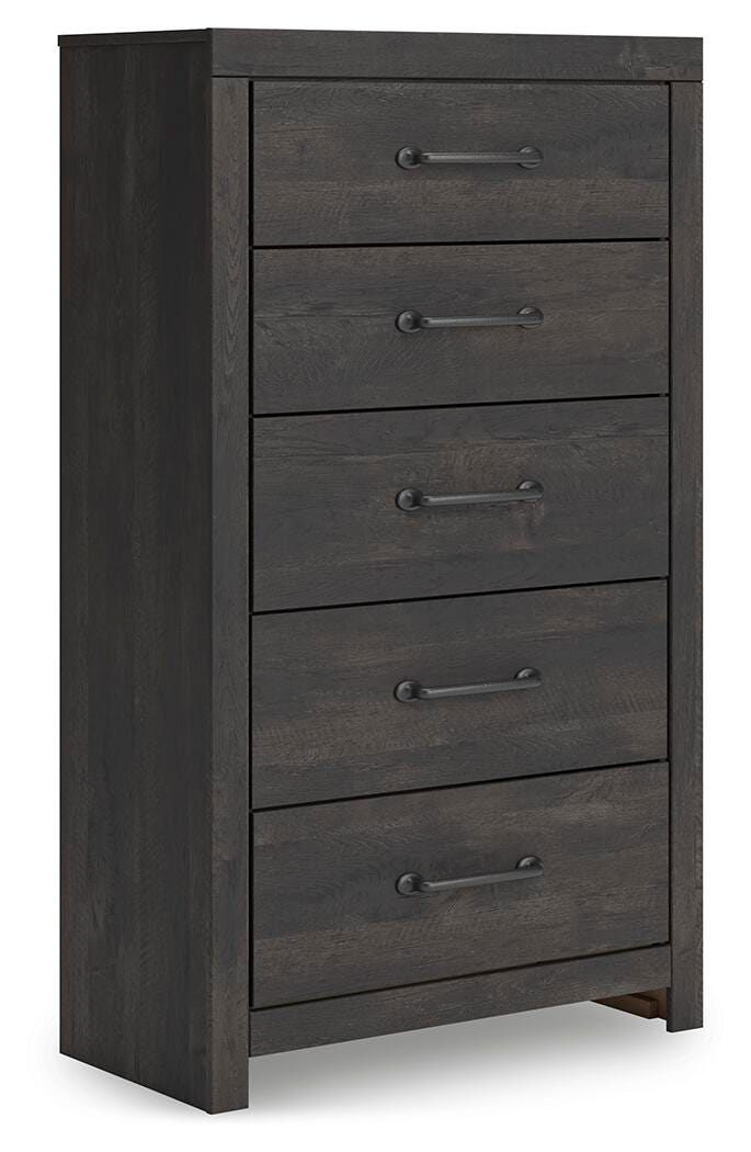 Hollivern Chest of Drawers - Dark Gray (1)