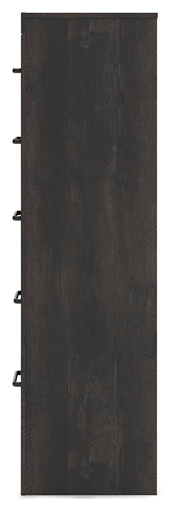 Hollivern Chest of Drawers - Dark Gray (7)