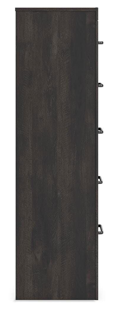 Hollivern Chest of Drawers - Dark Gray (8)