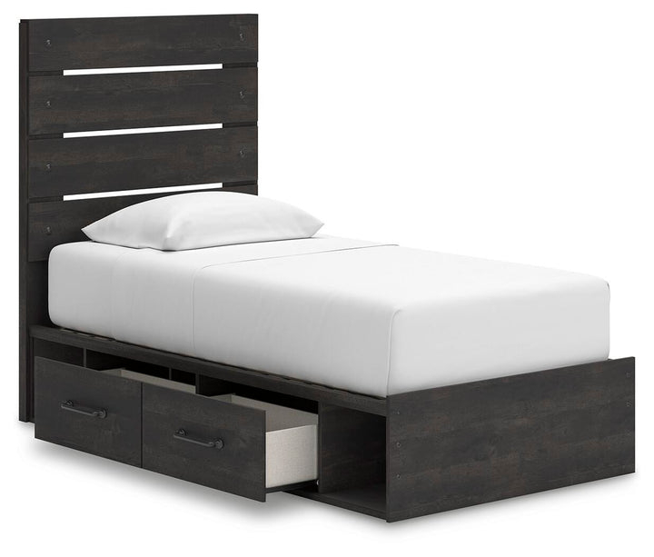 Hollivern Twin Panel Storage Bed, Dresser, Mirror and Chest (20)