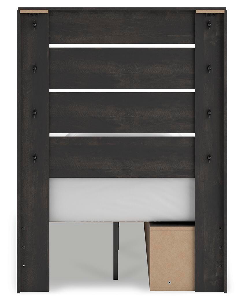 Hollivern Twin Panel Storage Bed, Dresser, Mirror and Chest (22)