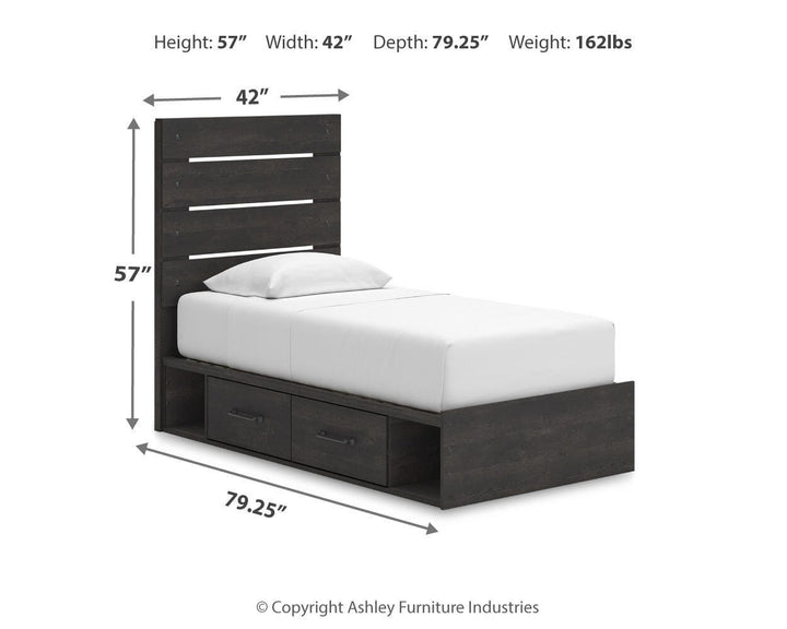 Hollivern Twin Panel Storage Bed, Dresser, Mirror and Chest (25)