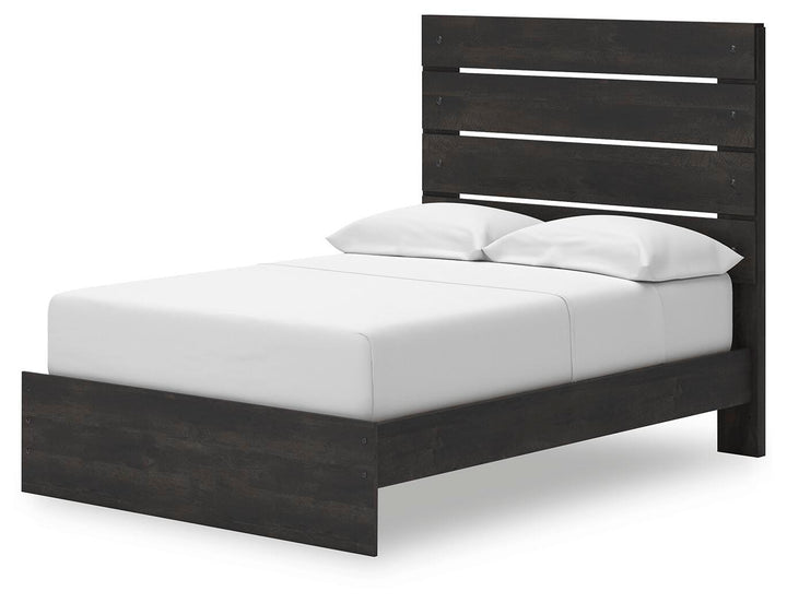 Hollivern Full Panel Storage Bed - Dark Gray (6)