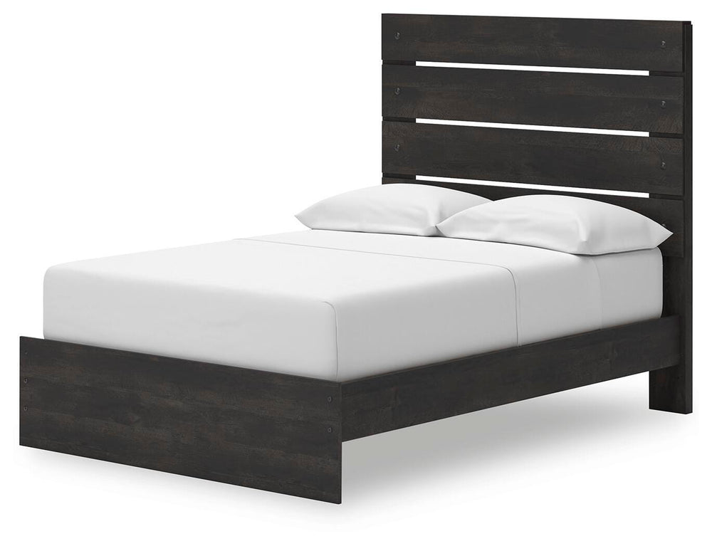 Hollivern Full Panel Storage Bed - Dark Gray (6)