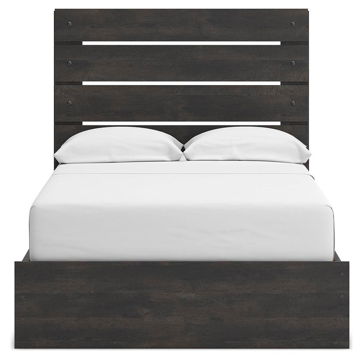 Hollivern Full Panel Storage Bed - Dark Gray (7)