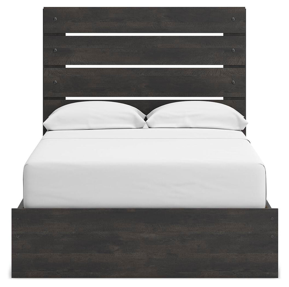 Hollivern Full Panel Storage Bed - Dark Gray (7)