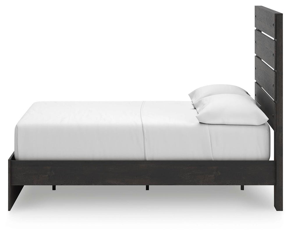 Hollivern Full Panel Storage Bed - Dark Gray (9)