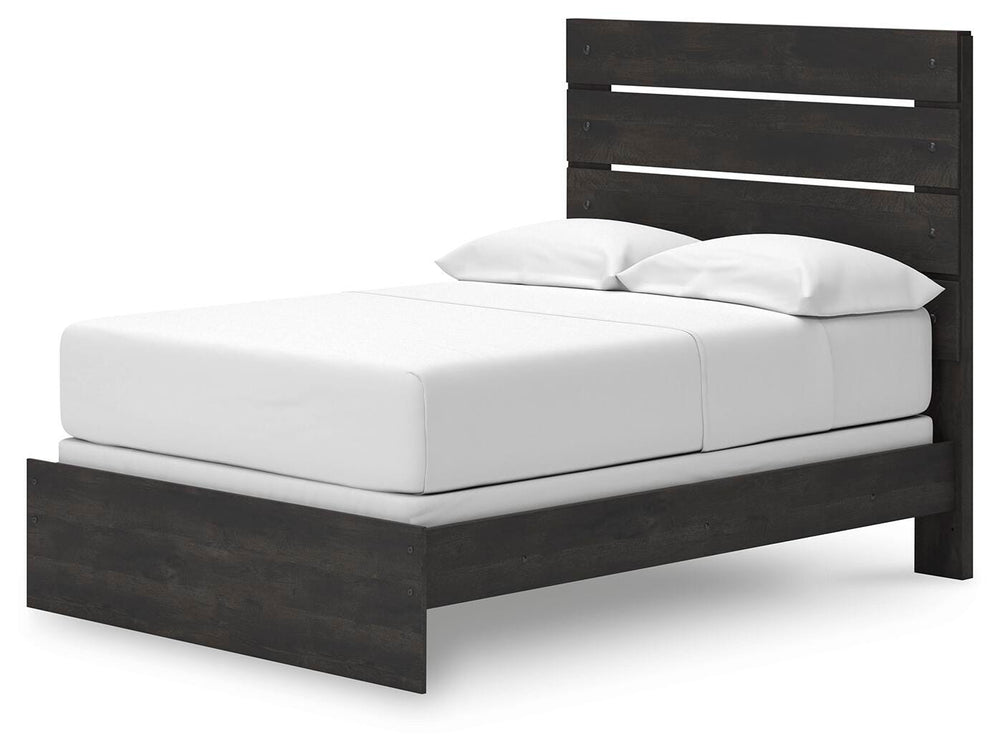 Hollivern Full Panel Bed - Dark Gray (5)