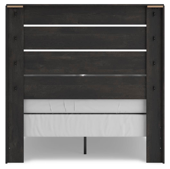 Hollivern Full Panel Bed - Dark Gray (7)