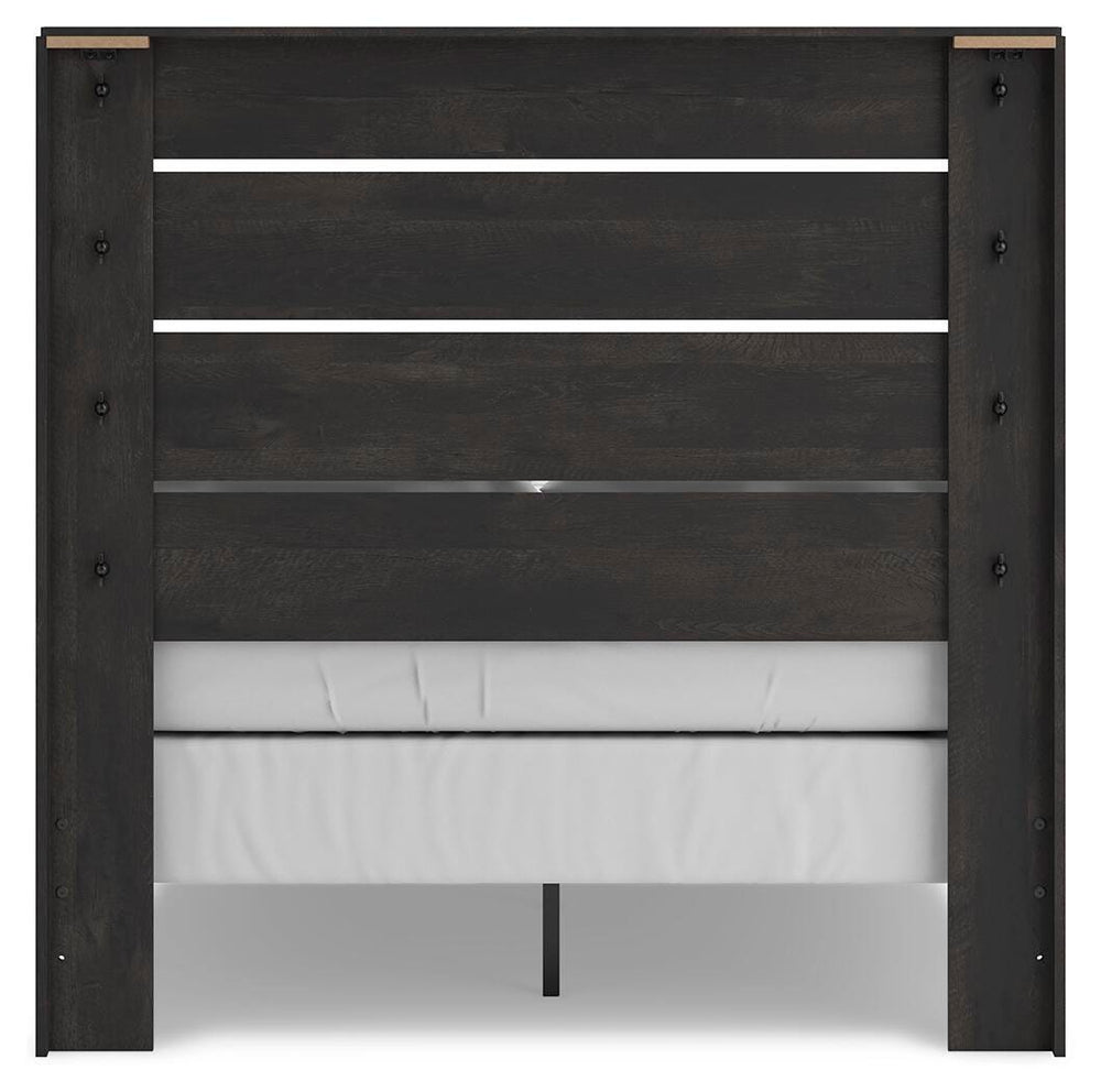 Hollivern Full Panel Bed - Dark Gray (7)