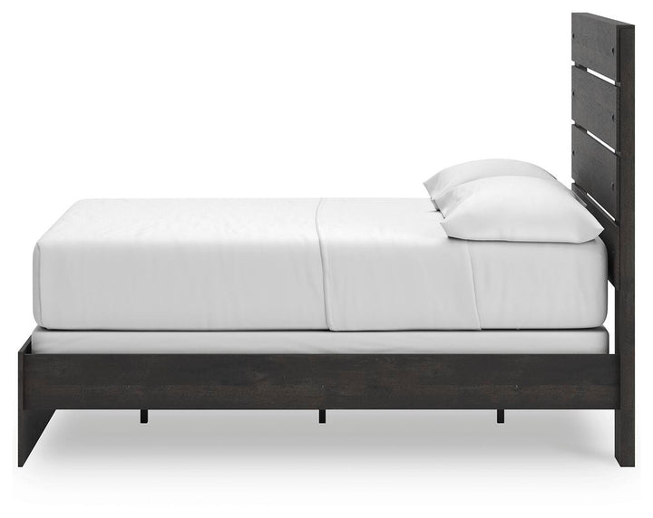 Hollivern Full Panel Bed - Dark Gray (8)