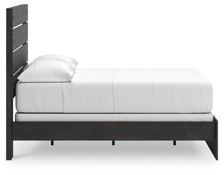 Hollivern Full Panel Bed - Dark Gray (9)