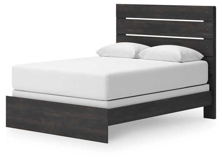 Hollivern Queen Panel Bed - Dark Gray (5)