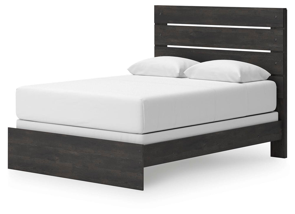 Hollivern Queen Panel Bed - Dark Gray (5)