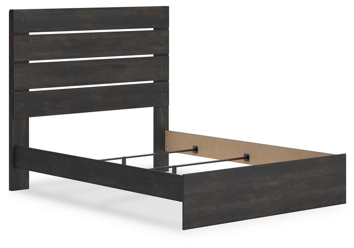 Hollivern Queen Panel Bed - Dark Gray (3)