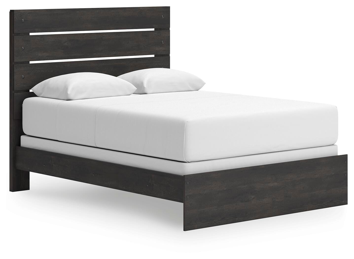 Hollivern Queen Panel Bed - Dark Gray (1)