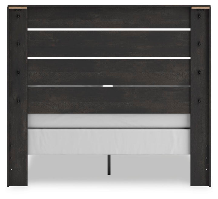 Hollivern Queen Panel Bed - Dark Gray (7)