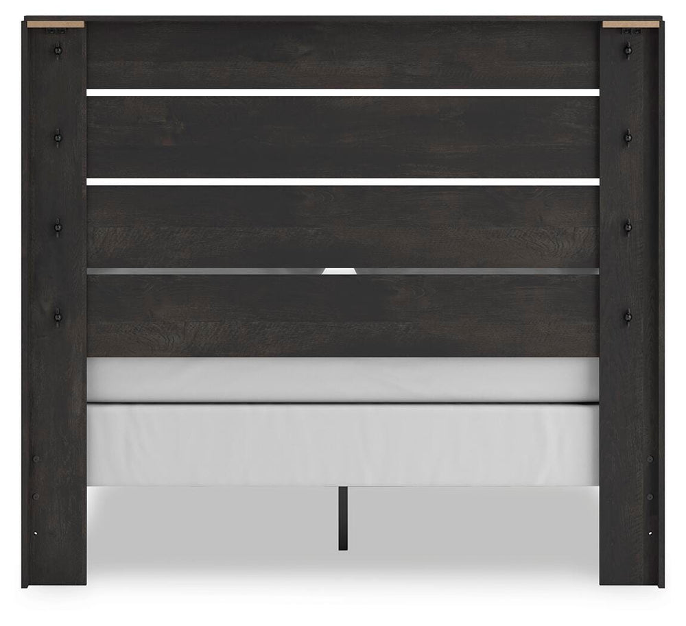 Hollivern Queen Panel Bed - Dark Gray (7)