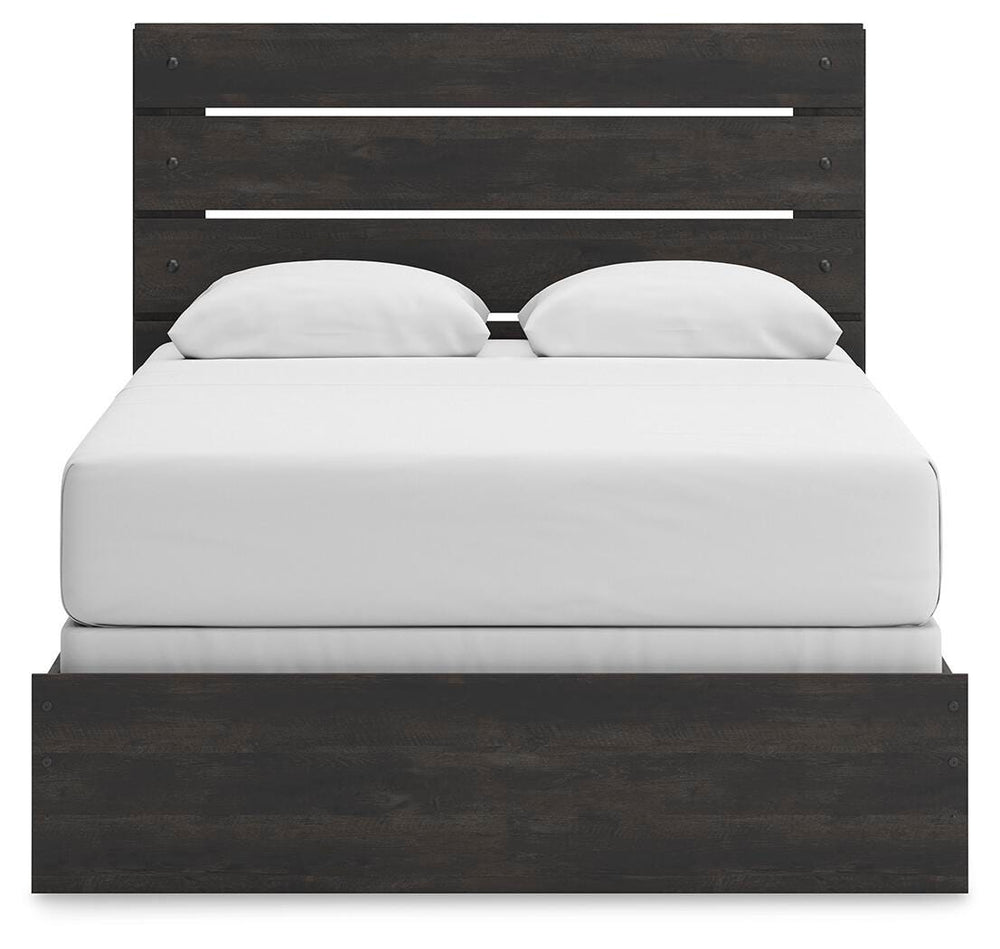 Hollivern Queen Panel Bed - Dark Gray (6)
