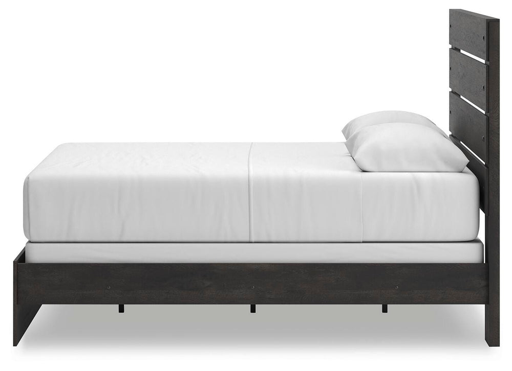 Hollivern Queen Panel Bed - Dark Gray (8)