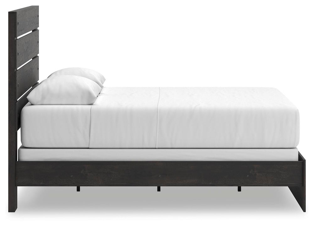 Hollivern Queen Panel Bed - Dark Gray (9)