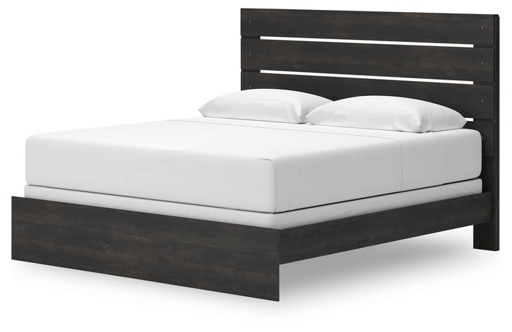 Hollivern King Panel Bed - Dark Gray (5)