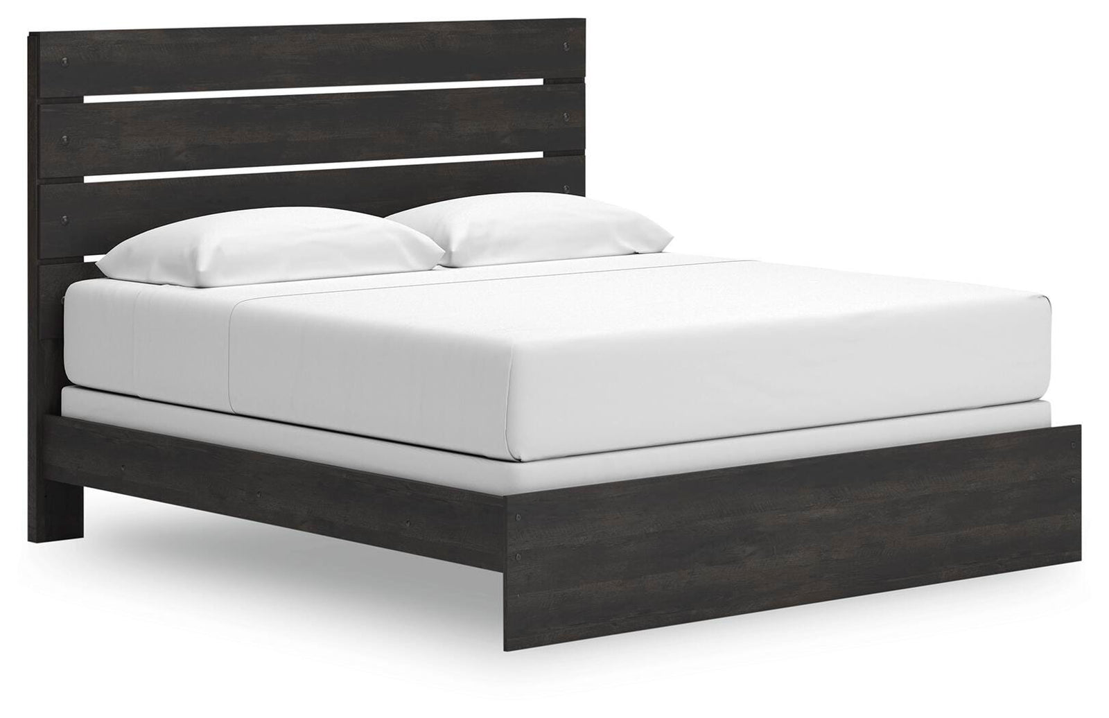 Hollivern King Panel Bed - Dark Gray (1)