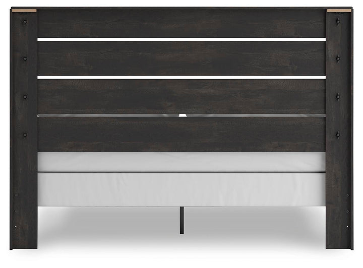 Hollivern King Panel Bed - Dark Gray (7)