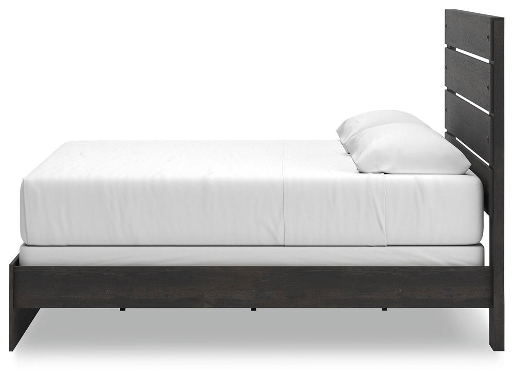 Hollivern King Panel Bed - Dark Gray (8)