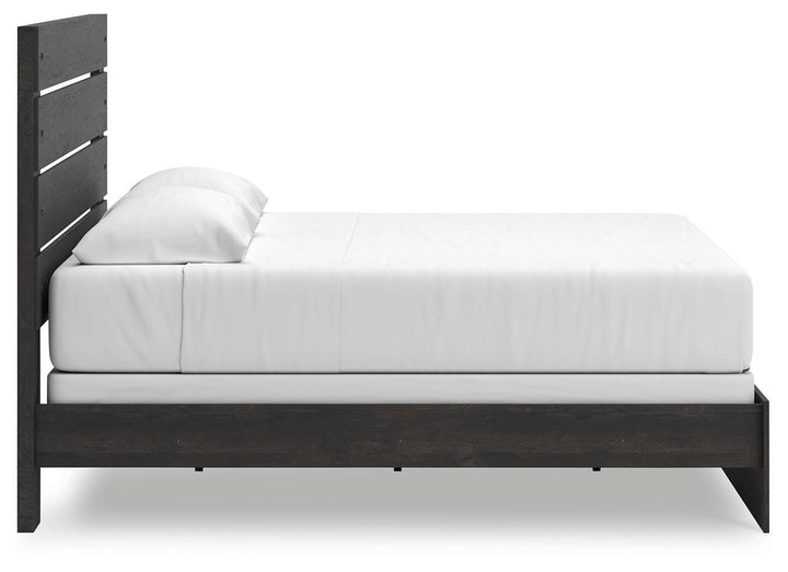 Hollivern King Panel Bed - Dark Gray (9)