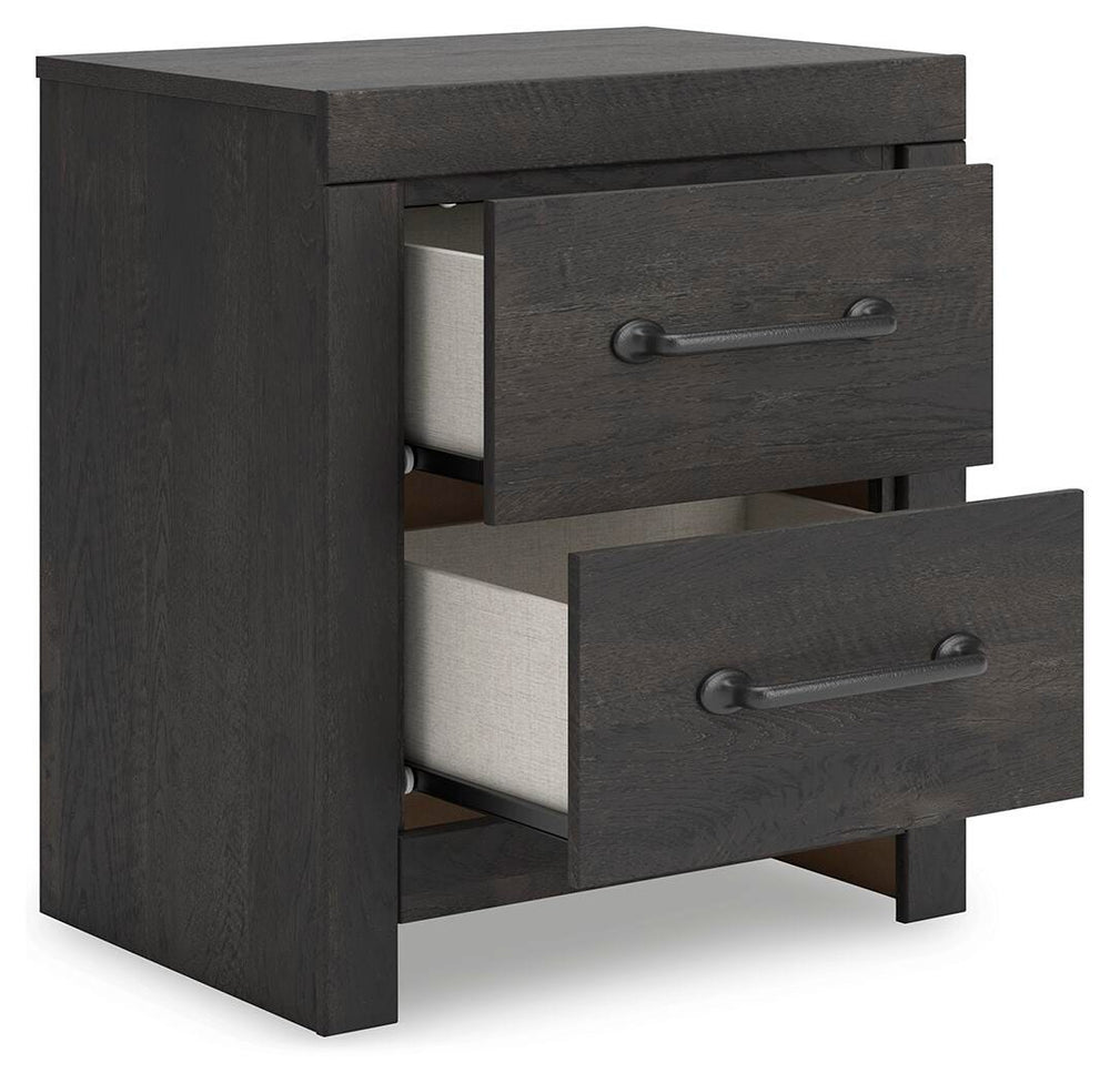 Hollivern Nightstand - Dark Gray (4)
