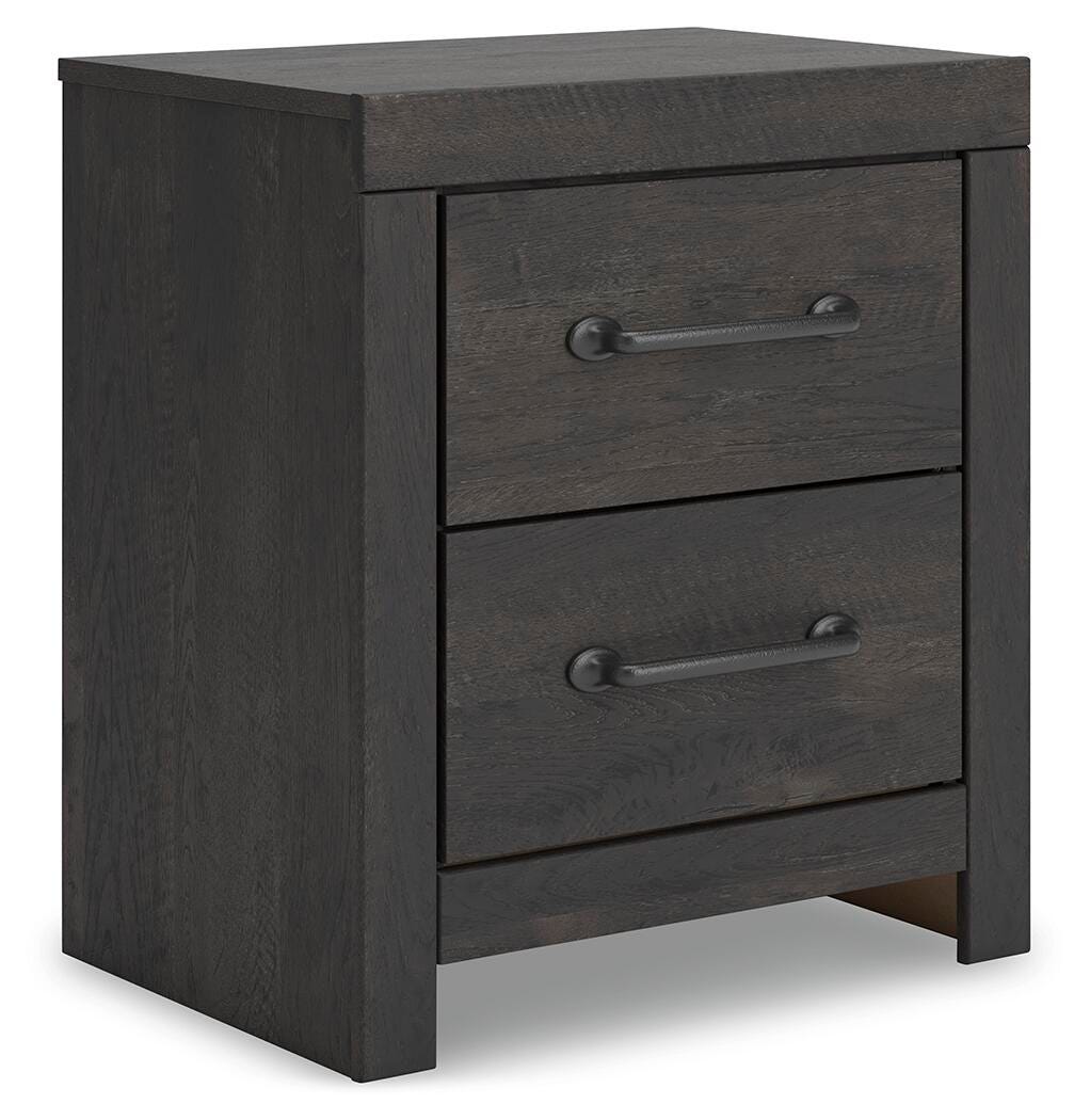 Hollivern Nightstand - Dark Gray (1)