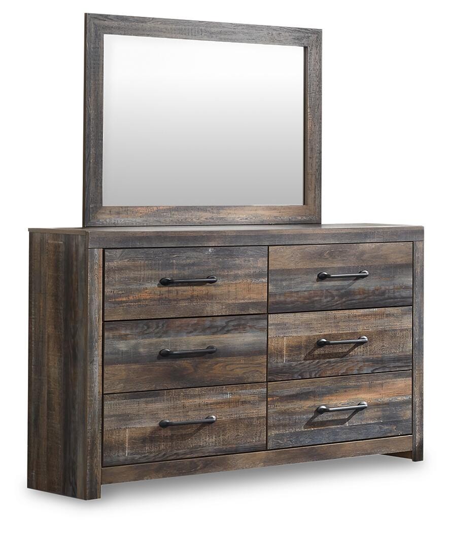 Drystan Full Panel Storage Bed, Dresser, Mirror and Nightstand - Multi (2)